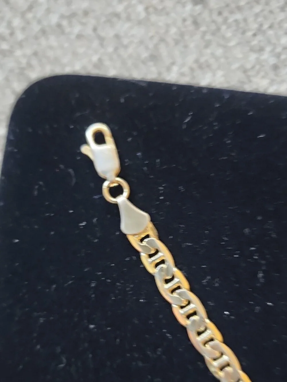 14K Yellow Gold 7.87g Geometric Link Bracelet Unisex